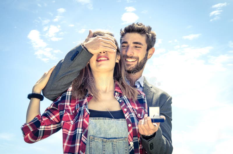 Wedding proposal stock image Wedding proposal stock image