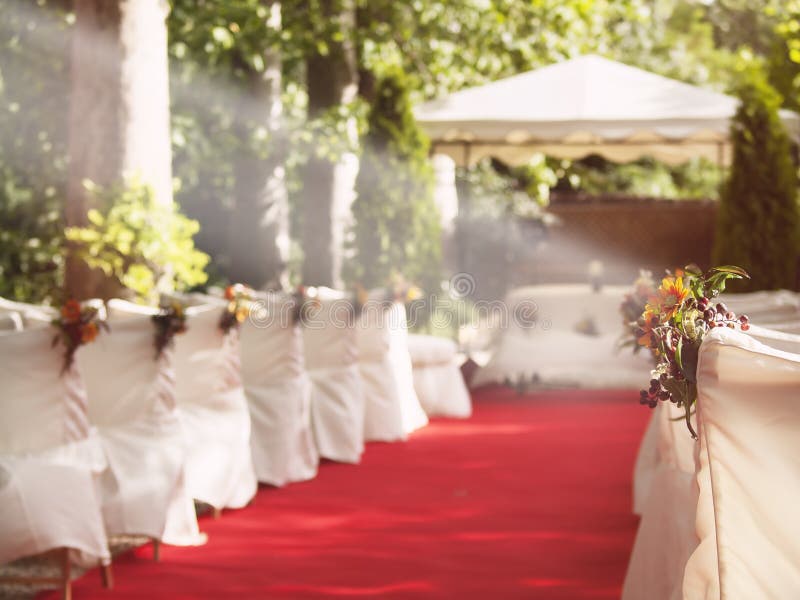 Red Carpet Church Wedding Ceremony Stock Photos Free & RoyaltyFree