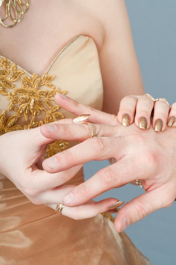 Wedding ring. royalty free stock photography