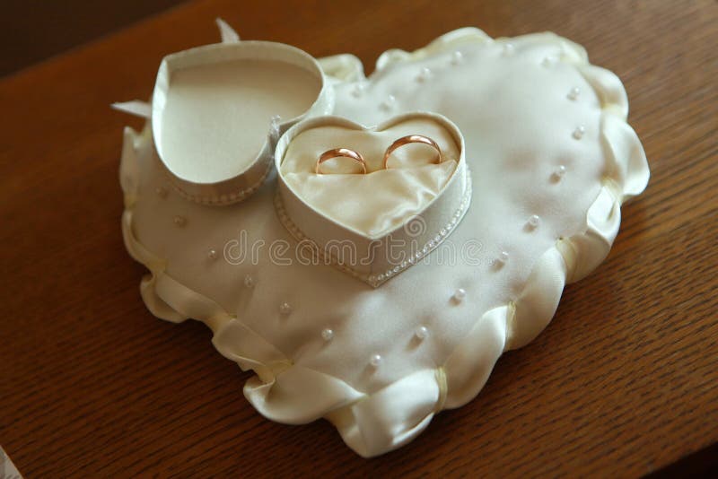 Wedding ring in a box stock image. Image of harmony, decoration 35616309