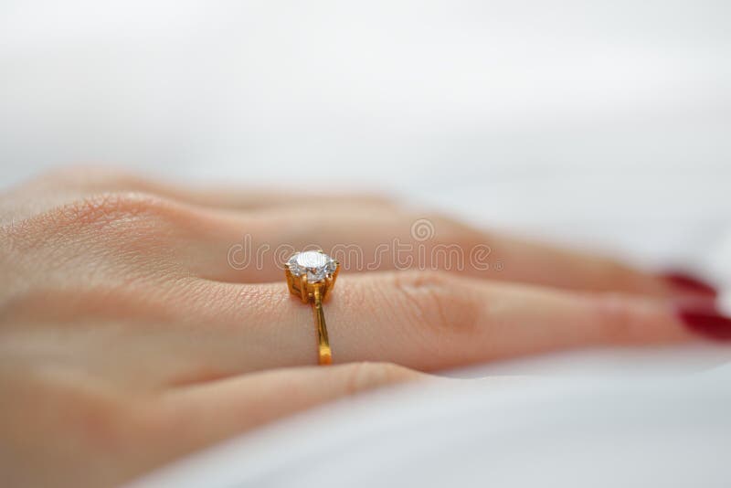Wedding ring stock image. Image of ring, cloth, people 49992597