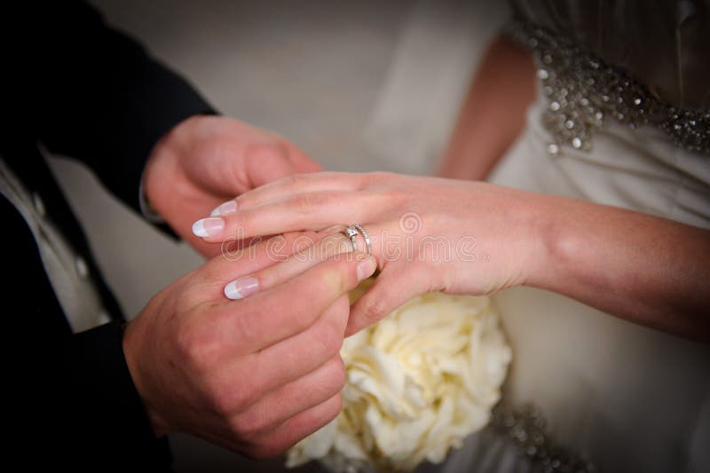 Wedding rings stock image. Image of love, church, groom 47331629