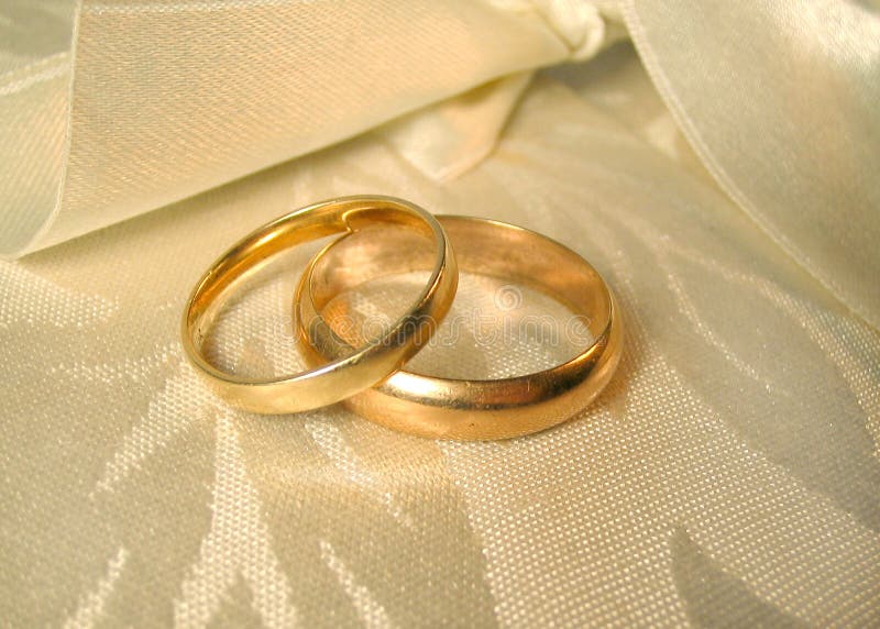 Wedding rings stock image. Image of band, rings, marriage 238835