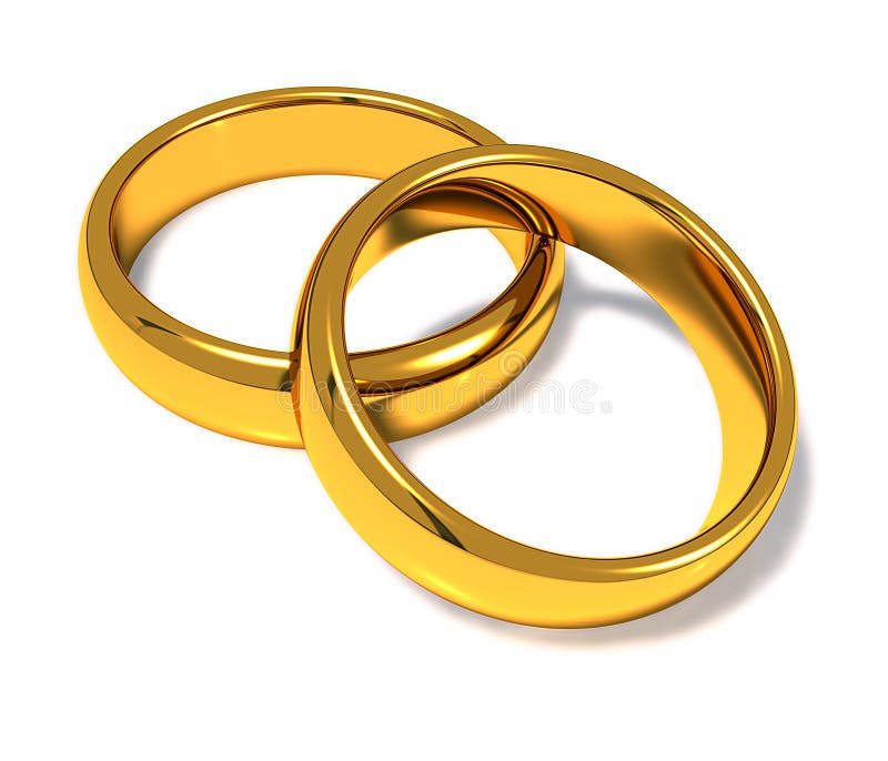 Wedding rings stock illustration. Illustration of wedding 14886110