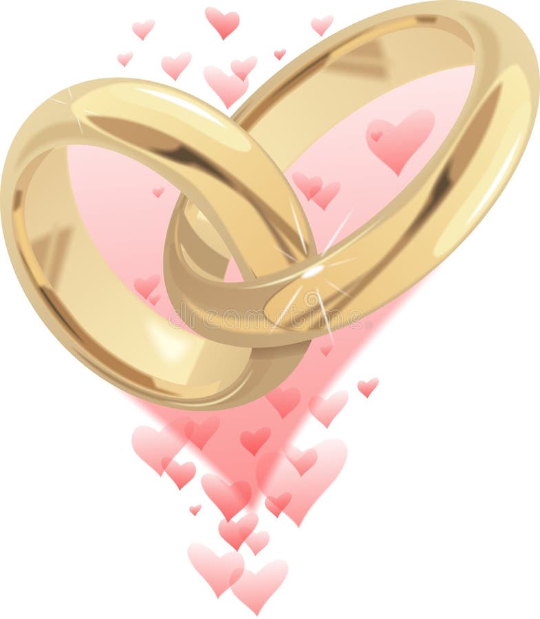 Wedding rings vector illustration Wedding rings vector illustration