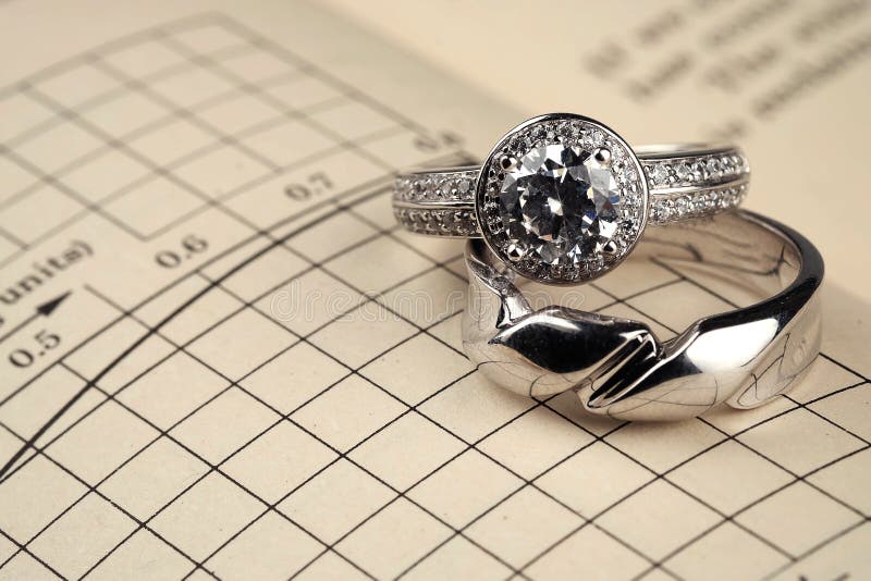 Wedding rings on book stock image. Image of groom, eternity 67508157