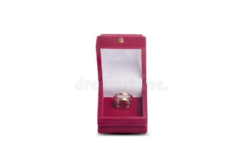 Wedding Rings in Box stock image. Image of beautiful 124082429