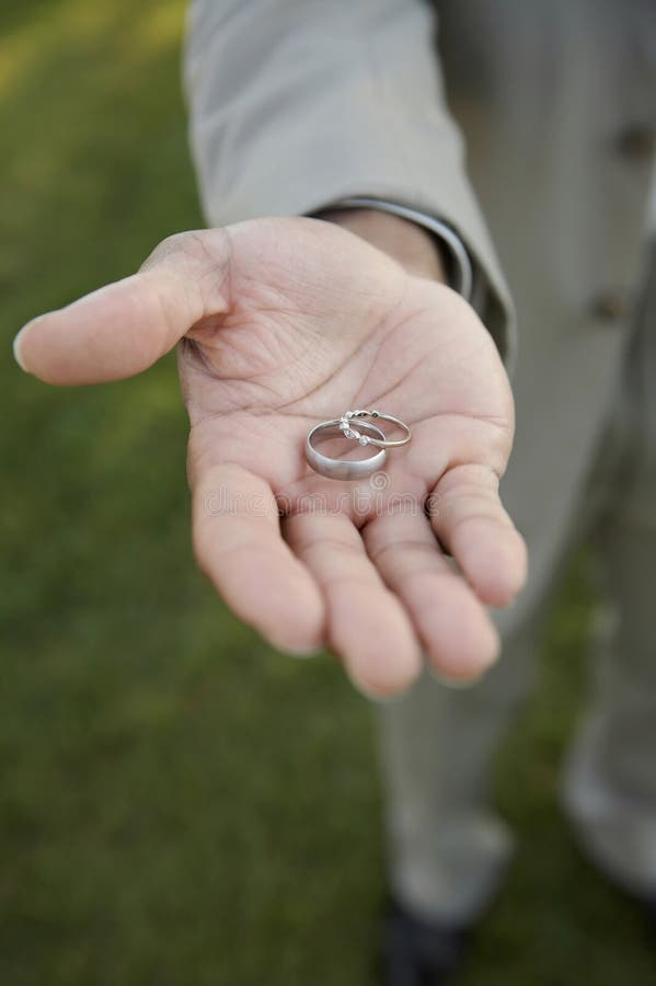 Wedding Rings In Hand Picture. Image 7015051