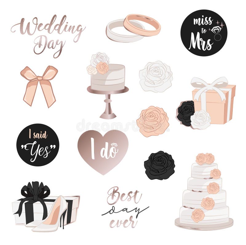 Wedding invitation Stickers - Free love and romance Stickers