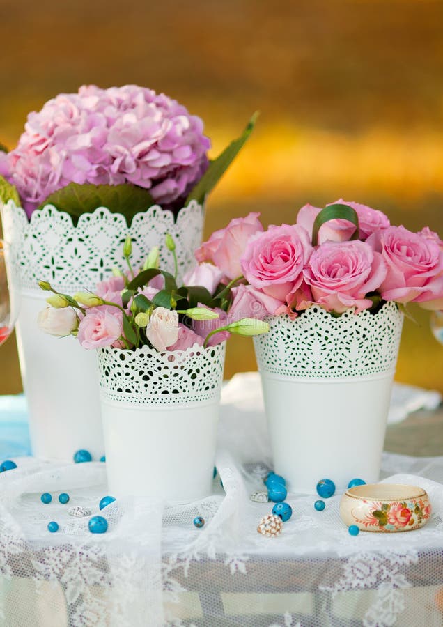 Wedding table stock photo. Image of marriage, bottle - 22984612