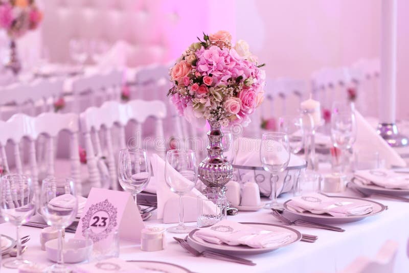 Wedding table decoration stock image. Image of decorate 40034255
