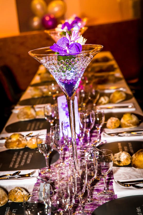 Wedding table decoration stock image. Image of flower 91427155