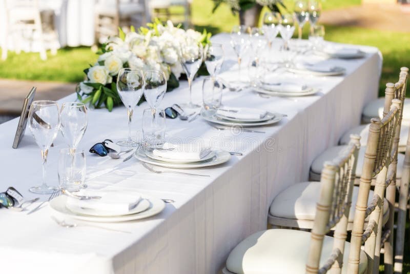 Wedding utensils stock photo. Image of newlywed, bride 209170
