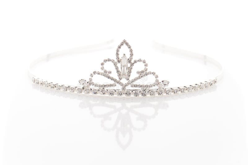 Wedding tiara with crystals royalty free stock images Wedding tiara with crystals royalty free stock images