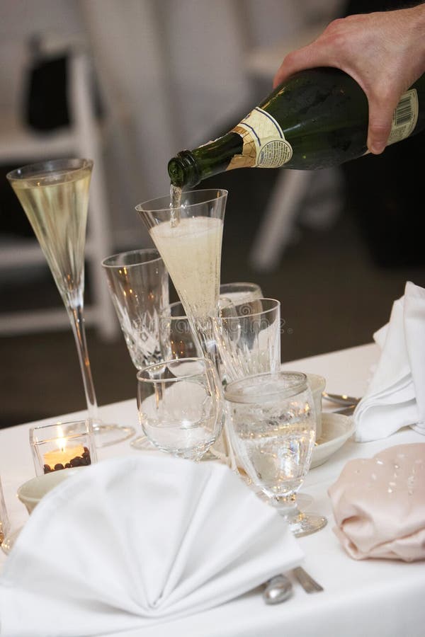 Wedding toast stock photo. Image of dinner, flowers, alcohol 1510588