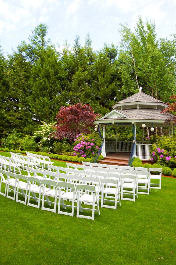 Wedding Venue and Chairs stock photo. Image of weddings 27936724