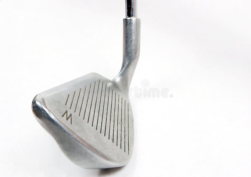 Wedge Golf Club Isolated on White Stock Photo Image of chip, club 493986
