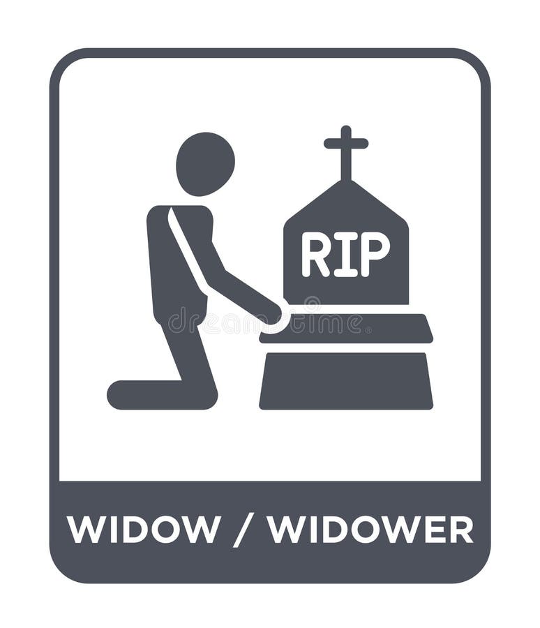 weduwe/weduwnaarpictogram in in ontwerpstijl weduwe/weduwnaarpictogram op witte achtergrond wordt geïsoleerd die weduwe/weduwnaar royalty-vrije illustratie weduwe/weduwnaarpictogram in in ontwerpstijl weduwe/weduwnaarpictogram op witte achtergrond wordt geïsoleerd die weduwe/weduwnaar royalty-vrije illustratie