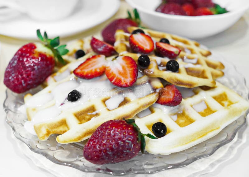 Weense wafels stock afbeeldingen Weense wafels stock afbeeldingen