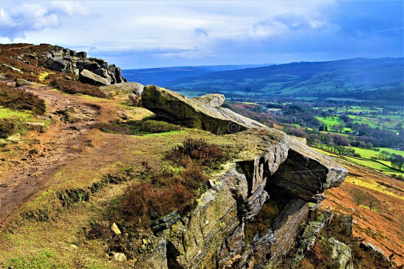 Weergeven van Bamford, van Bamford-Rand, in Derbyshire stock afbeeldingen Weergeven van Bamford, van Bamford-Rand, in Derbyshire stock afbeeldingen