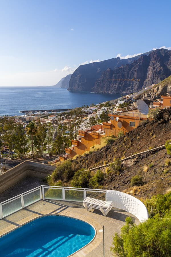 Weergevenpunt in Tenerife stock fotografie Weergevenpunt in Tenerife stock fotografie