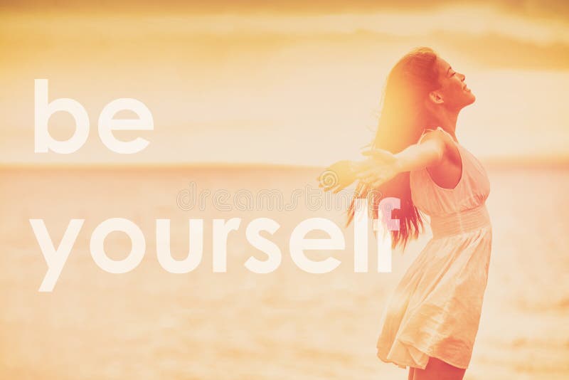 Wees jezelf iedereen is al zelfbewust geworden , motiverend citaat voor geluk en zelfrespect .