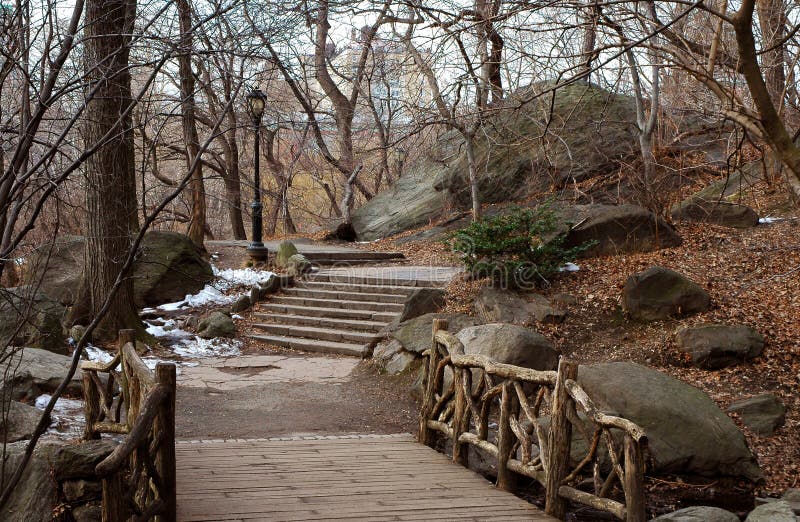 Weg in Central Park lizenzfreies stockfoto Weg in Central Park lizenzfreies stockfoto
