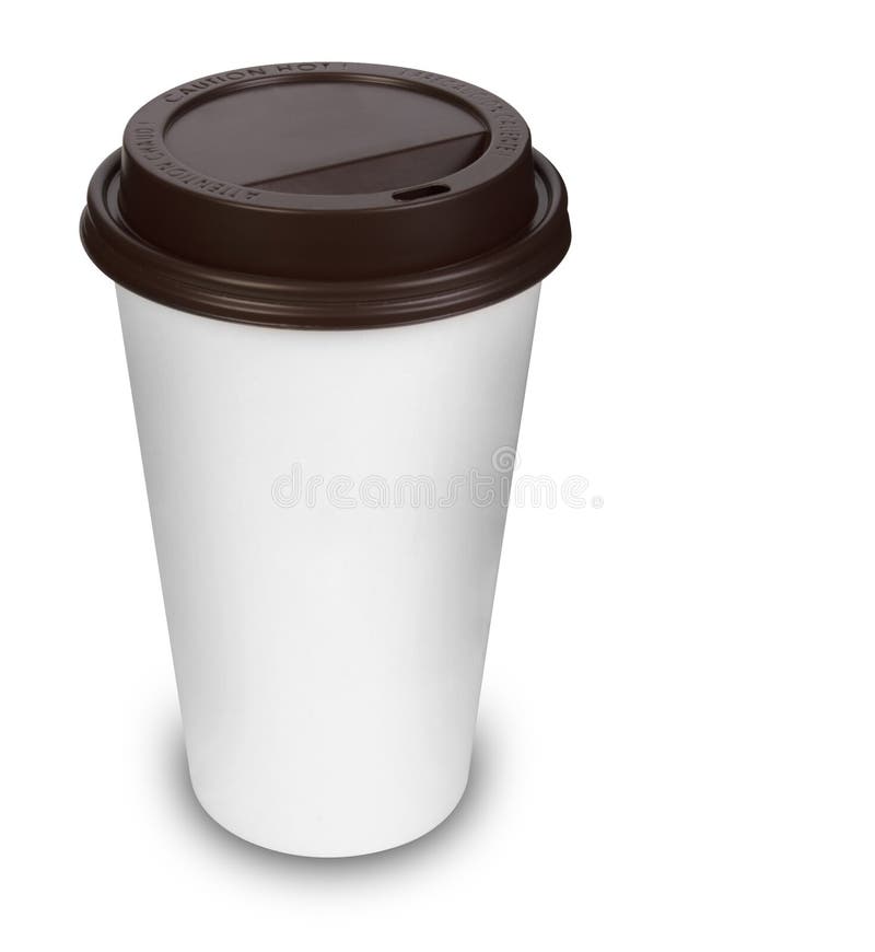 Einweg-Kaffeebecher lizenzfreies stockfoto