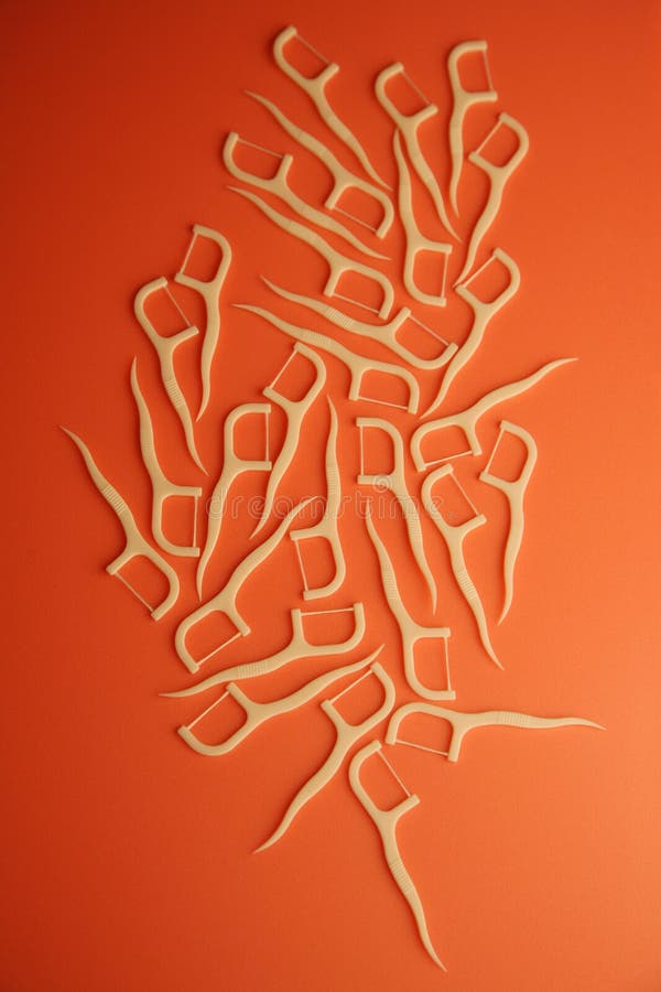 Einweg-Zahnstocher stockbild