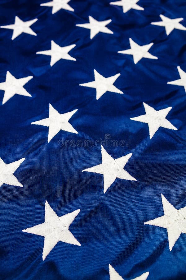 Weiss Sterne Auf Amerikanischer Flagge Stockfoto Bild Von Konzept Patriotisch