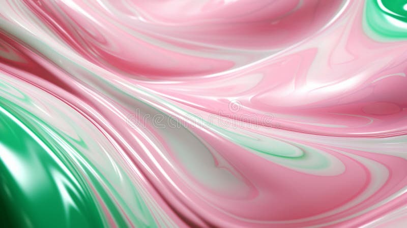Weich rosa Marmor mit smaragdfarbenem horizontalem Hintergrund. stock abbildung