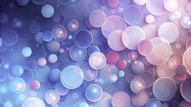 Weich rosa und blau abstraktes Rundschreiben Ein traumhaftes elegantes Design für Ihr Zuhause oder Ihr Telefon stock abbildung