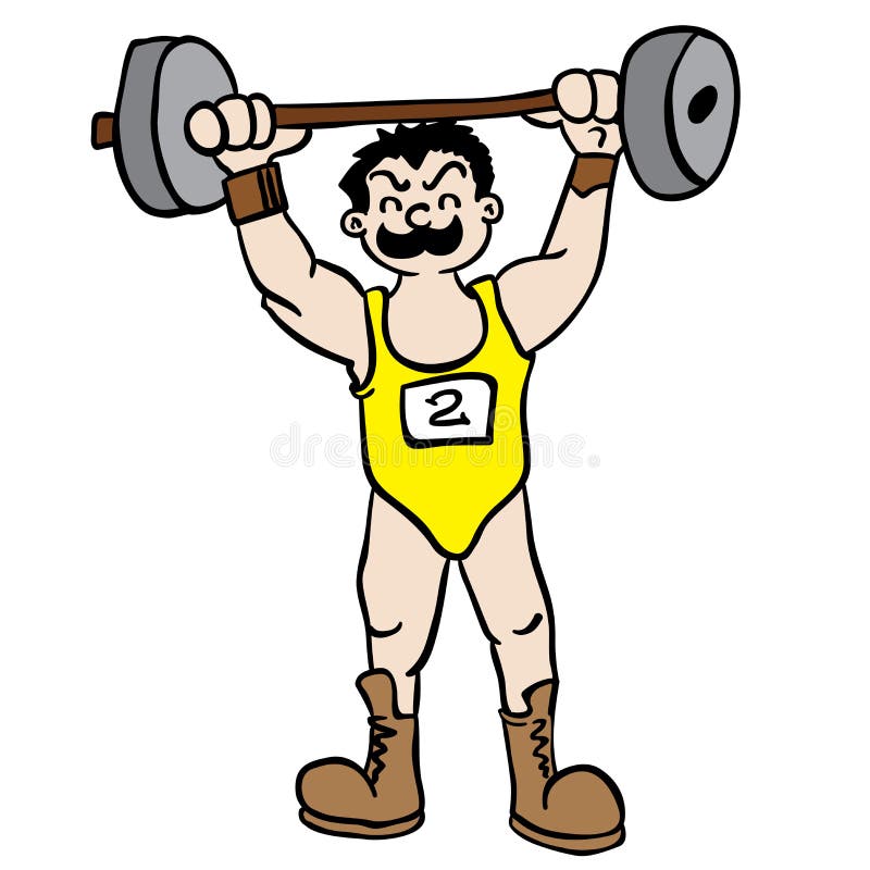 Featured image of post Lifting Cartoon Weightlifter Weightlifter deadlift lifting weights shield cartoon