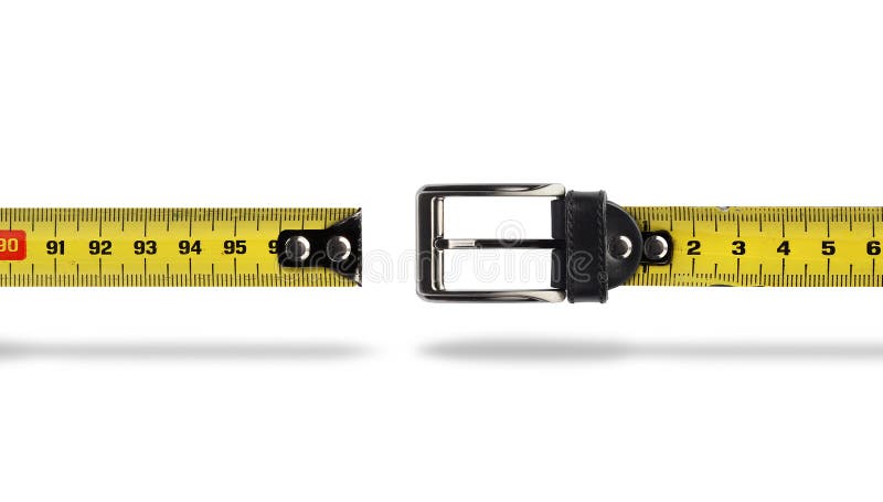 Weight loss measure belt gap