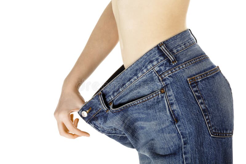 Weight Loss Woman royalty free stock images