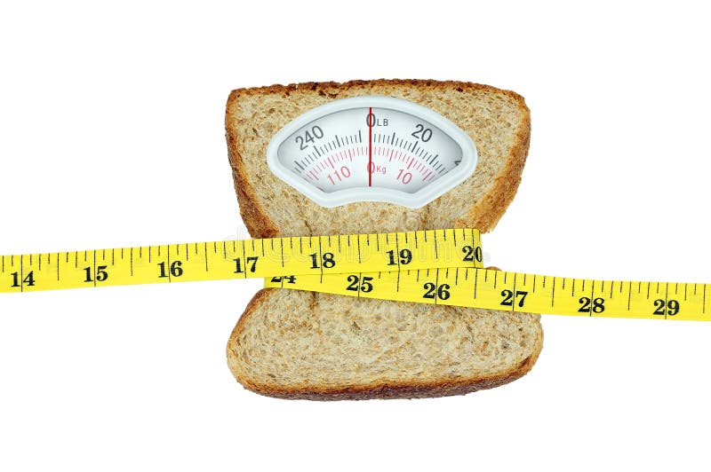 https://thumbs.dreamstime.com/b/weight-scale-slice-bread-measuring-tape-white-bac-wholesome-isolated-background-60729625.jpg