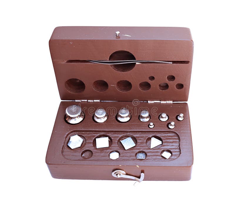 Weights Set For Scales Isolated Stock Image Image of gravity, gram