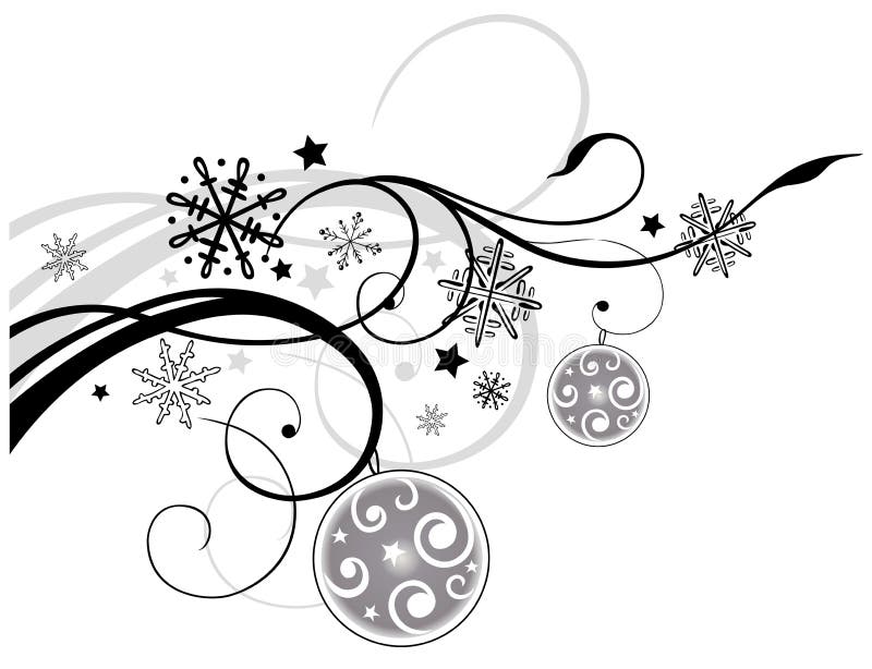 Weihnachten Verziert Clipart Stock Abbildung Illustration Von Clipart Verziert