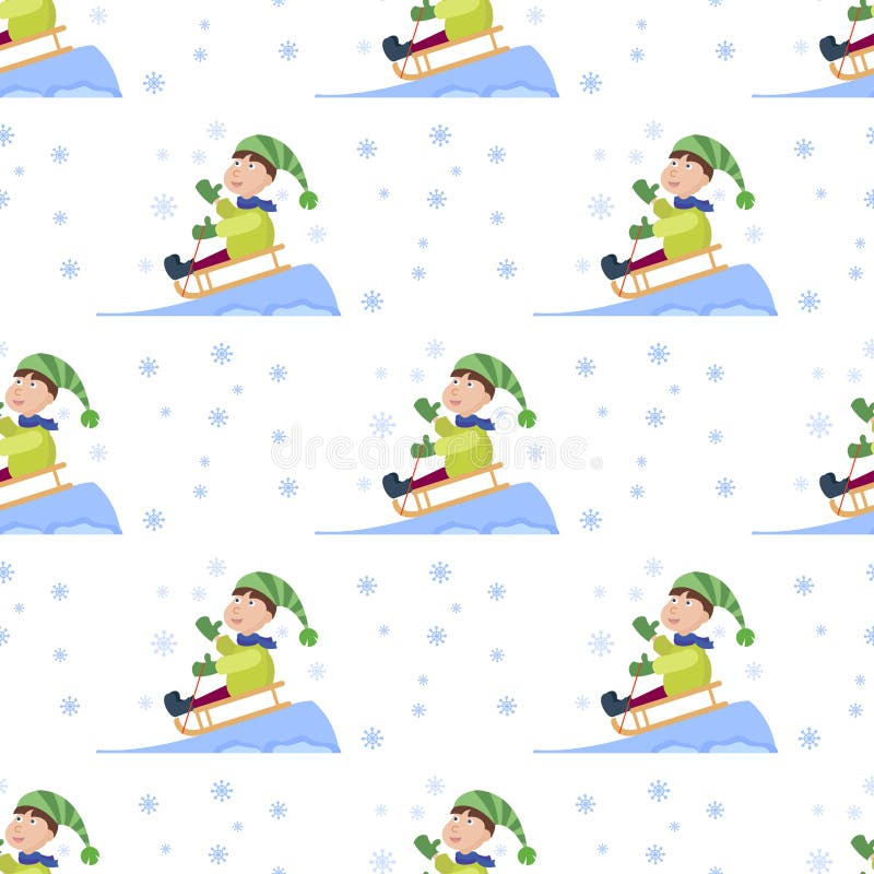 Weihnachten scherzt das Spielen der Musterhintergrundkarikatur der Winterspiele des nahtlosen Winterurlaubhintergrundvektors des vektor abbildung Weihnachten scherzt das Spielen der Musterhintergrundkarikatur der Winterspiele des nahtlosen Winterurlaubhintergrundvektors des vektor abbildung