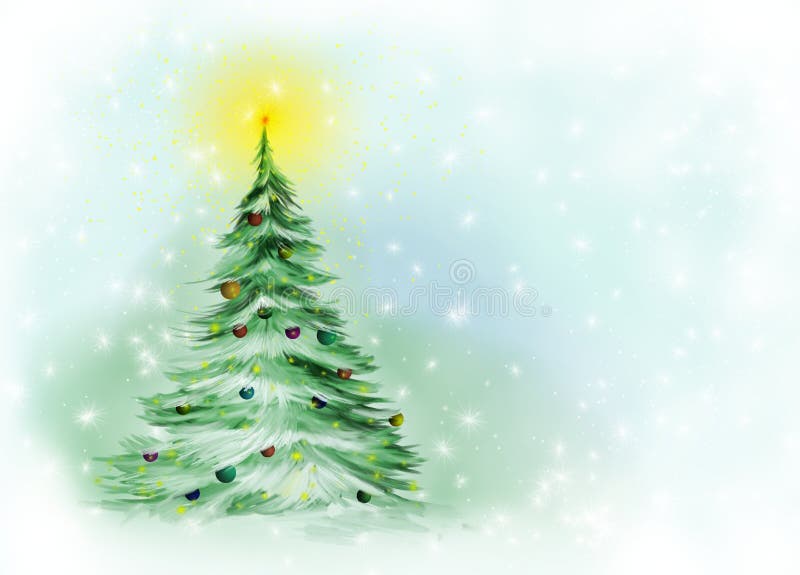 Weihnachtsbaum stock abbildung Weihnachtsbaum stock abbildung