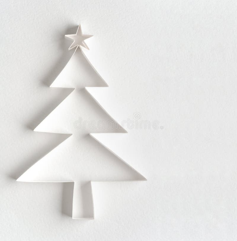 Weihnachtsbaum gebildet vom Papier lizenzfreies stockfoto Weihnachtsbaum gebildet vom Papier lizenzfreies stockfoto