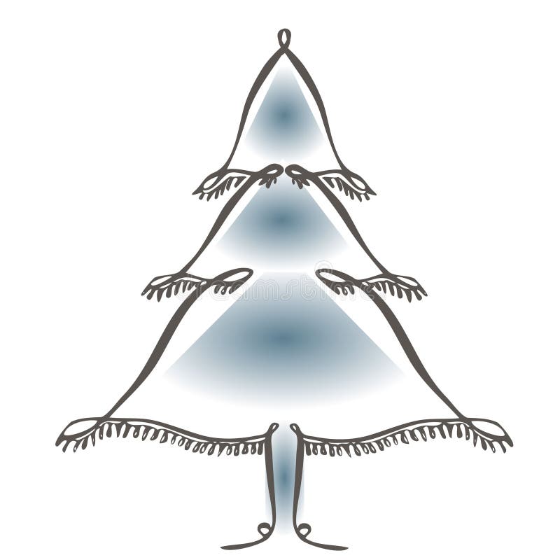 Weihnachtsbaum-Vektorikonenlinie Kunst guten Rutsch ins Neue Jahr-Gruß-Karte 2019 mit silbernen Zahlen und Konfetti-Feld auf weiß lizenzfreie abbildung Weihnachtsbaum-Vektorikonenlinie Kunst guten Rutsch ins Neue Jahr-Gruß-Karte 2019 mit silbernen Zahlen und Konfetti-Feld auf weiß lizenzfreie abbildung