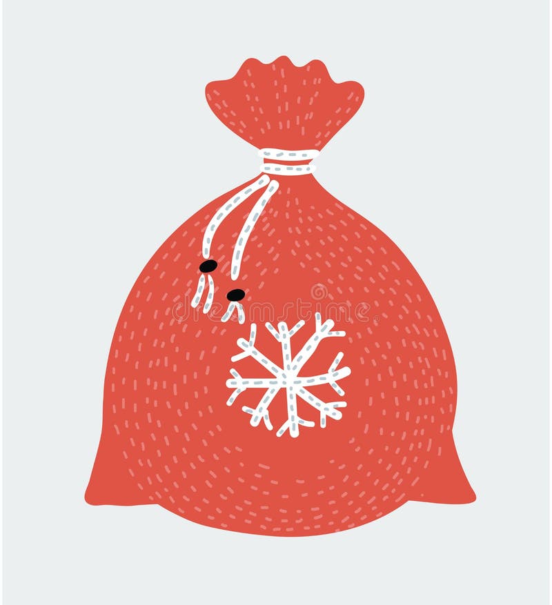 Weihnachtsbeutel mit Geschenken stock abbildung Weihnachtsbeutel mit Geschenken stock abbildung