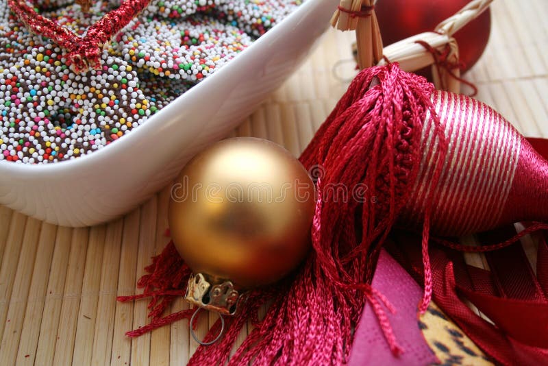 Weihnachtsdekorationnachrichten stockfotografie Weihnachtsdekorationnachrichten stockfotografie