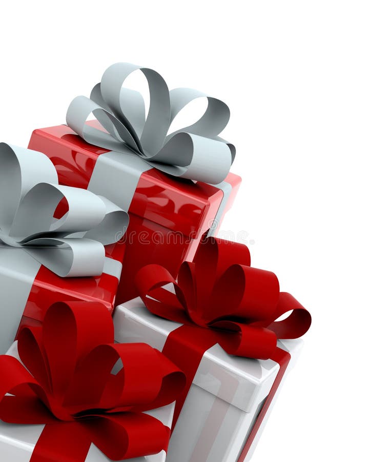 Weihnachtsgeschenk-Kästen lizenzfreie abbildung Weihnachtsgeschenk-Kästen lizenzfreie abbildung