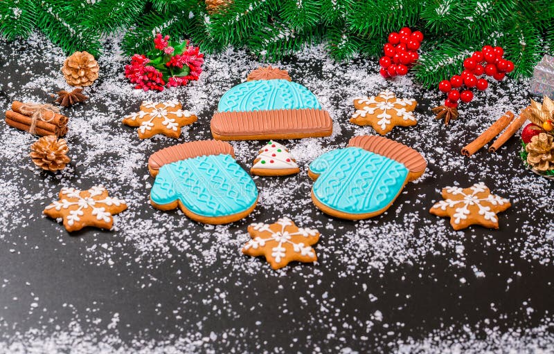 Weihnachtshintergrundplätzchen lizenzfreie stockfotos Weihnachtshintergrundplätzchen lizenzfreie stockfotos