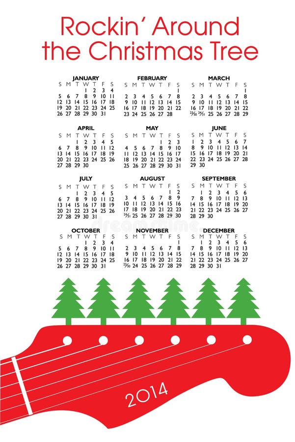 Weihnachtskalender 2014 lizenzfreie abbildung Weihnachtskalender 2014 lizenzfreie abbildung