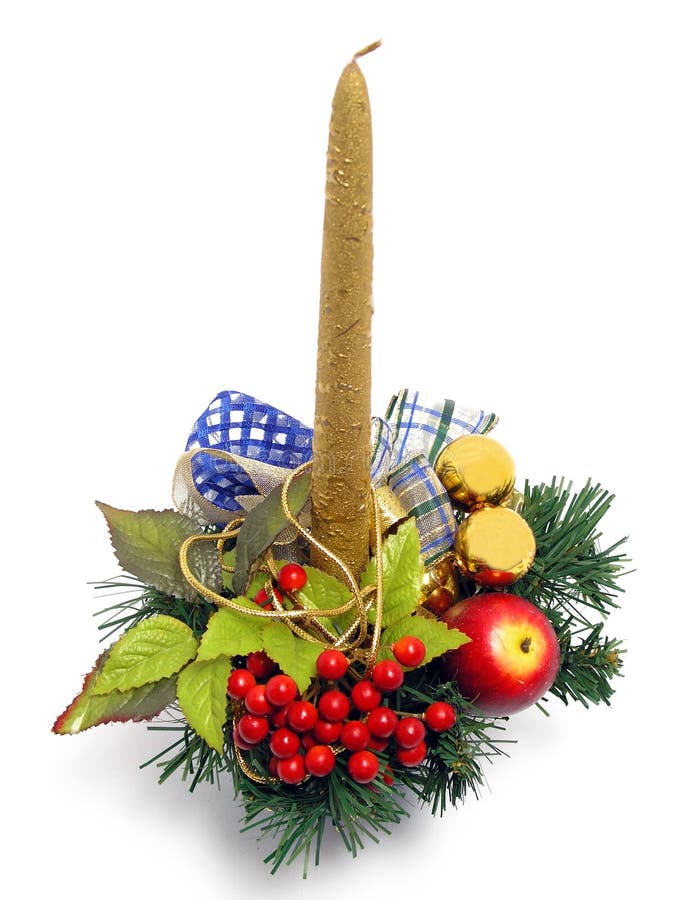 Weihnachtskerze lizenzfreie stockbilder Weihnachtskerze lizenzfreie stockbilder
