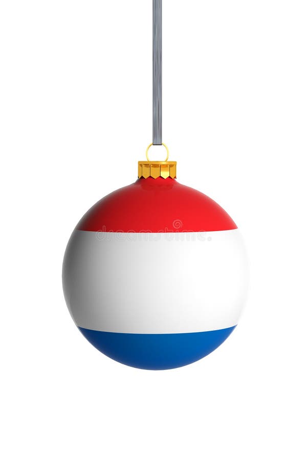 Weihnachtskugel auf weißem Hintergrund isoliert stockbilder