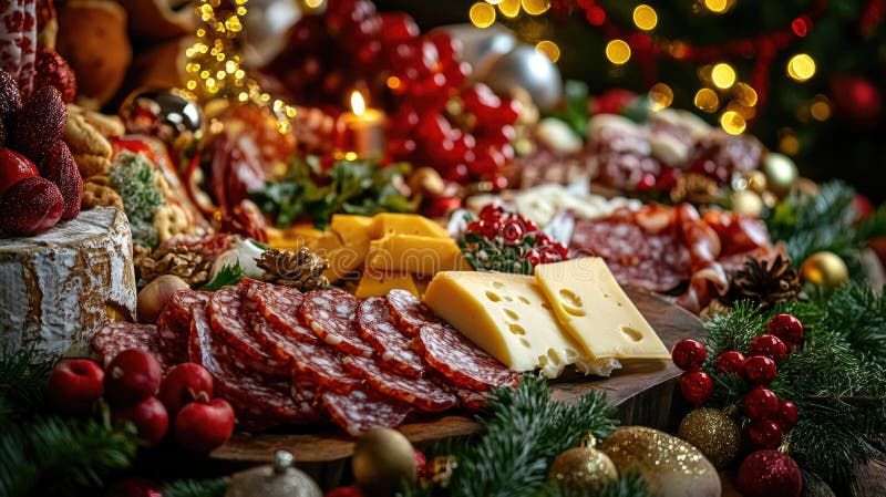 Weihnachtskäse stockbilder